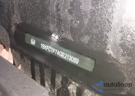 2016 Honda Civic Ex-L из США, поврежденный, VIN 19XFC1F74GE213059